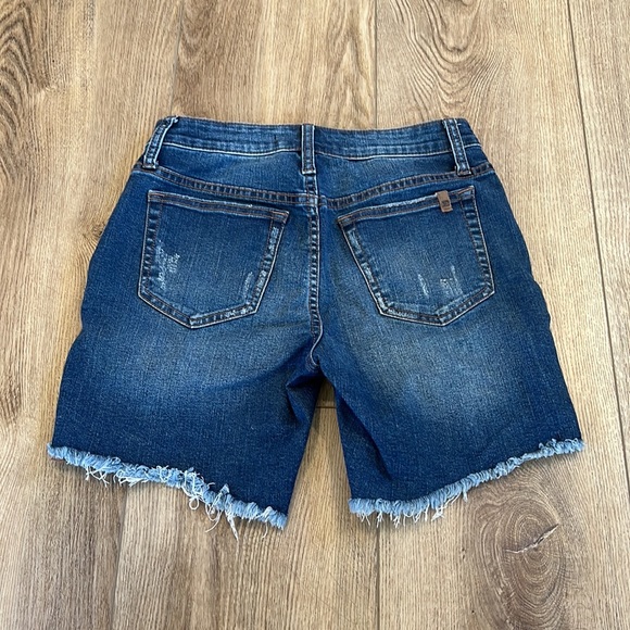 Joe’s jean cut off distressed blue jean shorts size 25 - Picture 5 of 5